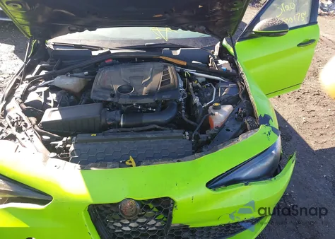 2018 Alfa Romeo Giulia Ti Sport Awd из США, поврежденный, VIN ZARFAEEN4J7579355